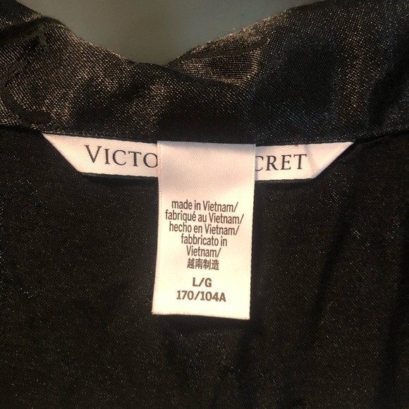 Women’s Black VS Sleep Romper Size L - Picture 3 of 5